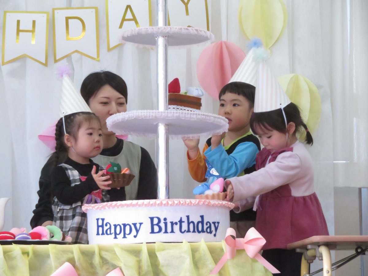 ４月誕生会～音楽でお祝いだ♩～