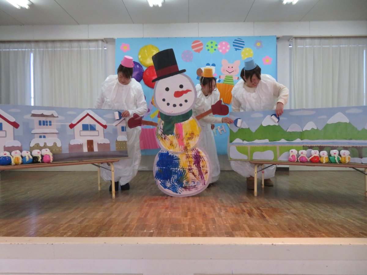 １２月お誕生会★～雪だるまと一緒にお祝いしよう！～
